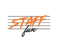 staff fun logo on a white background